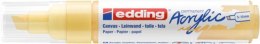 Marker akrylowy e-5000 EDDING, 5-10 mm, matowy żółty pastel
