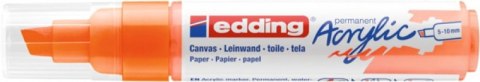 Marker akrylowy e-5000 EDDING, 5-10 mm, pomarańczowy neonowy