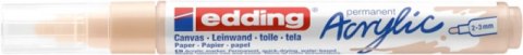 Marker akrylowy e-5100 EDDING, 2-3 mm, koloru cielistego