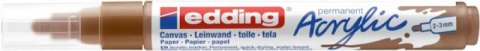 Marker akrylowy e-5100 EDDING, 2-3 mm, matowa leszczyna