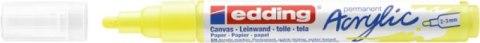 Marker akrylowy e-5100 EDDING, 2-3 mm, żółty neonowy