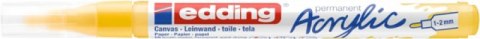 Marker akrylowy e-5300 EDDING, 1-2 mm, matowa żółć