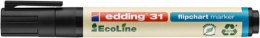 Marker do flipchartów e-31 EDDING ecoline, 1,5-3 mm, czarny