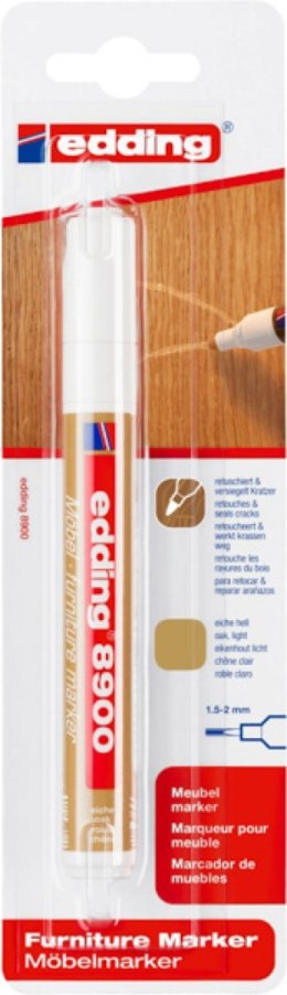 Marker do mebli e-8900 EDDING, 1,5-2 mm, blister, jasny dąb