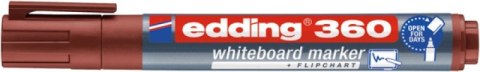 Marker do tablic e-360 EDDING, 1,5-3 mm, brązowy