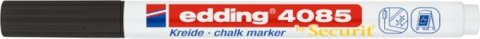 Marker kredowy e-4085 EDDING, 1-2 mm, czarny