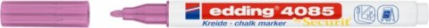 Marker kredowy e-4085 EDDING, 1-2 mm, metaliczny różowy