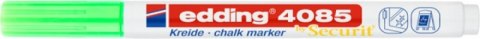 Marker kredowy e-4085 EDDING, 1-2 mm, neonowy zielony