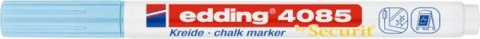 Marker kredowy e-4085 EDDING, 1-2 mm, pastelowy niebieski