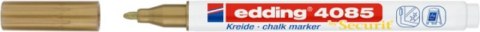 Marker kredowy e-4085 EDDING, 1-2 mm, złoty