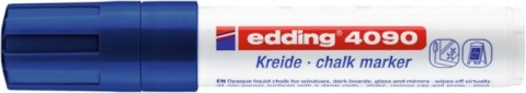 Marker kredowy e-4090 EDDING, 4-15 mm, niebieski