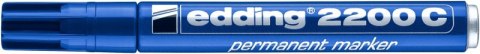 Marker permanentny e-2200 C EDDING, 1-5 mm, niebieski