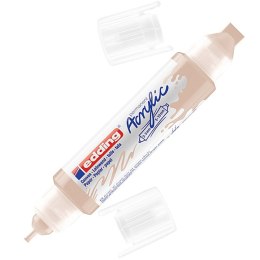 Marker akrylowy 3D e-5400 EDDING, podwójny, 2-3 mm, 5-10 mm, ciepły beżowy