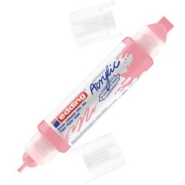 Marker akrylowy 3D e-5400 EDDING, podwójny, 2-3 mm, 5-10 mm, fiołkowy róż