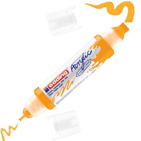 Marker akrylowy 3D e-5400 EDDING, podwójny, 2-3 mm, 5-10 mm, słoneczny żółty