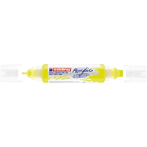 Marker akrylowy 3D e-5400 EDDING, podwójny, 2-3 mm, 5-10 mm, żółty neonowy