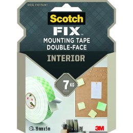 Taśma montażowa, dwustronna SCOTCH-FIX® (4496G-1950-P), 19mm, 5m, 7 kg