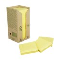 Bloczek samoprzylepny ekologiczny POST-IT® (R330-1T), Z-Notes, 76x76mm, 16x100 kart., żółty