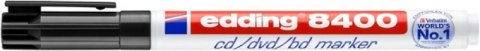 Marker do płyt cd/dvd/bd e-8400 EDDING, 0,5-1mm, czarny