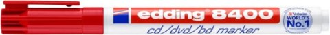 Marker do płyt cd/dvd/bd e-8400 EDDING, 0,5-1mm, czerwony