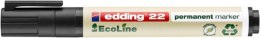 Marker permanentny e-22 EDDING ecoline, 1-5mm, czarny