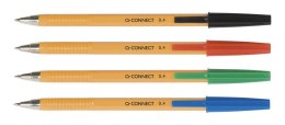 Długopis Q-CONNECT z wymiennym wkładem 0,4mm (linia), czerwony