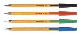 Długopis Q-CONNECT z wymiennym wkładem 0,4mm (linia), czarny