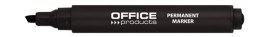 Marker permanentny OFFICE PRODUCTS, ścięty, 1-5mm (linia), czarny