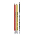 Ołówek drewniany z gumką KEYROAD, HB. kolorowa obudowa, 12 szt., mix kolorów