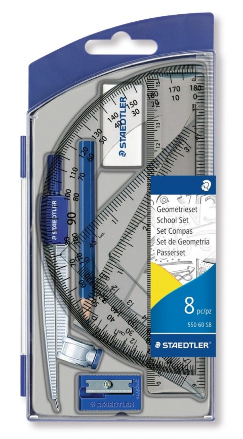 Zestaw geometryczny, Staedtler S 550 60 S8