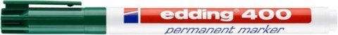 Marker permanentny e-400 EDDING, 1 mm, zielony (10 szt.)