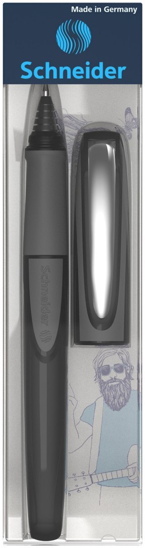 Pióro kulkowe SCHNEIDER Ray, M, onyx / onyksowe