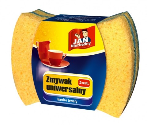 Zmywak uniwersalny JAN NIEZBĘDNY, 2 szt., żółty