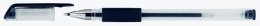 Długopis żelowy OFFICE PRODUCTS, gumowy uchwyt, 0,5mm, czarny