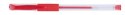 Długopis żelowy OFFICE PRODUCTS, gumowy uchwyt, 0,5mm, czerwony