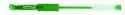 Długopis żelowy OFFICE PRODUCTS, gumowy uchwyt, 0,5mm, zielony