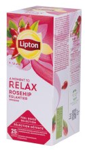 Herbata LIPTON Relax, dzika róża, 25 torebek