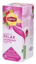Herbata LIPTON Relax, malina, 25 torebek