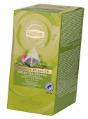 Herbata LIPTON, piramidki, Exclusive Selection, zielona sencha, 25 torebek