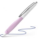 Długopis automatyczny SCHNEIDER Haptify, M, biało-liliowy