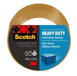 Taśma pakowa SCOTCH® Heavy Duty, 48mm x 20.3m, 1szt., brązowa