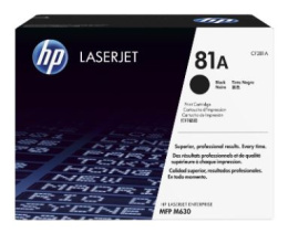 Toner HP 81A CF281A black laser jet enterprise M604/ 605 / 606 / 6030 /10,5tys stron