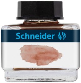Atrament do piór SCHNEIDER, 15 ml, cognac / ciemnobrązowy