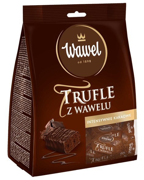 Cukierki Trufle o smaku rumowym w czekoladzie 245g WAWEL