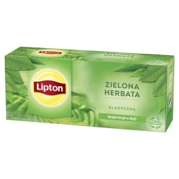 Herbata LIPTON zielona, klasyczna, 20 torebek