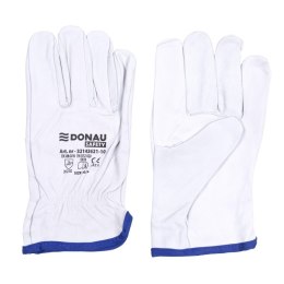 Rękawice robocze DONAU SAFETY DS-DRIVGOAT, driver, skóra kozia, rozm. 10/XL, białe