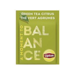 Herbata LIPTON Balance, zielona, citrus, 25 kopert