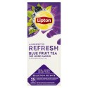 Herbata LIPTON Refresh, czarna, owoce jagodowe, 25 torebek