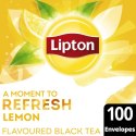 Herbata LIPTON Refresh, lemon, 100 kopert