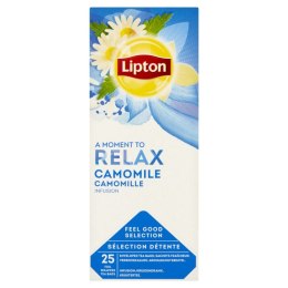 Herbata LIPTON Relax, ziołowa, rumianek, 25 torebek